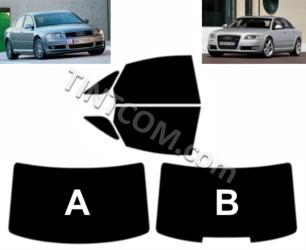                                 Passgenaue Tönungsfolie - Audi A8 (4 Türen, Limousine, 2003 - 2010) Solar Gard - NR Smoke Plus Serie
                            